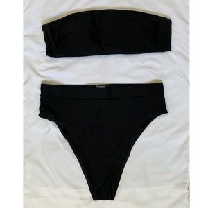 Aerie High Waisted High Cut Cheeky Bikini